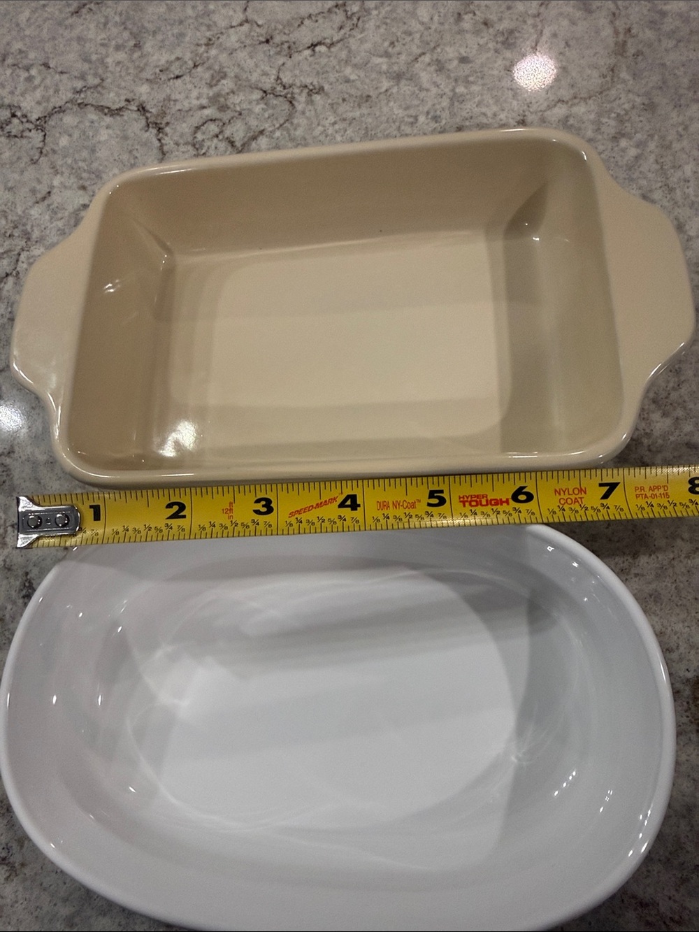 Set of 2 single serve Casserole Dish Corning Ware F-15-B & Signature rectangle - Picture 7 of 9